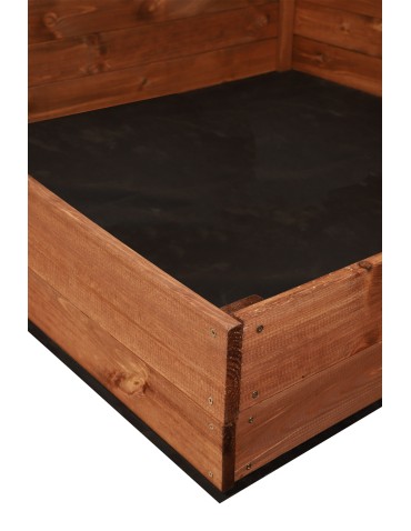 Dom i ogród - Skrzynia na warzywa ZP06 /18x83x80 cm/ Brązowa - product 5