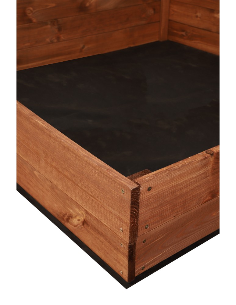 Dom i ogród - Skrzynia na warzywa ZP06 /18x83x80 cm/ Brązowa - product MODO24.PL 5