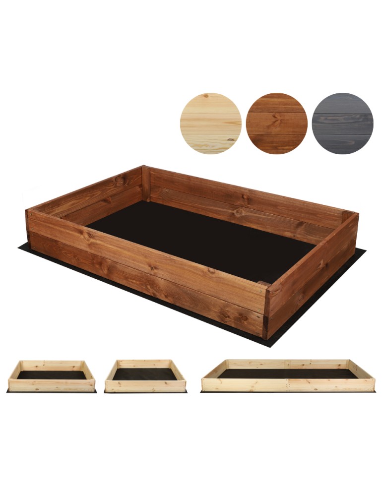 Dom i ogród - Skrzynia na warzywa ZP06 /18x103x80 cm/ Brązowa - produkt MODO24.PL 1