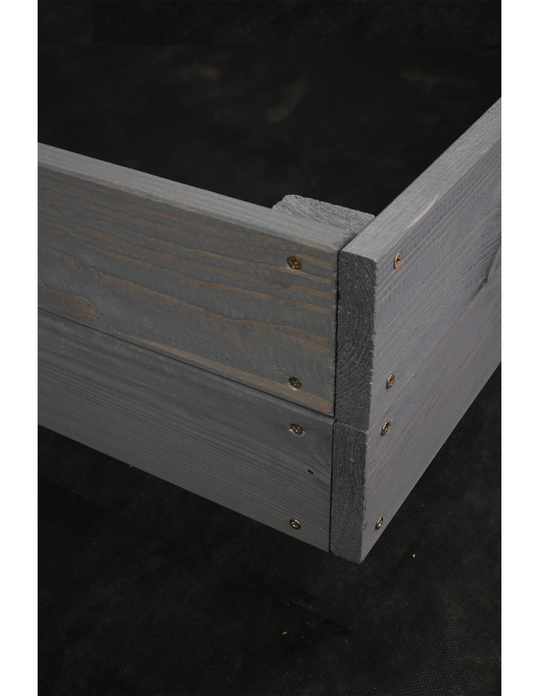 Dom i ogród - Skrzynia na warzywa ZP06 /18x120x100 cm/ Szara - product MODO24.PL 5