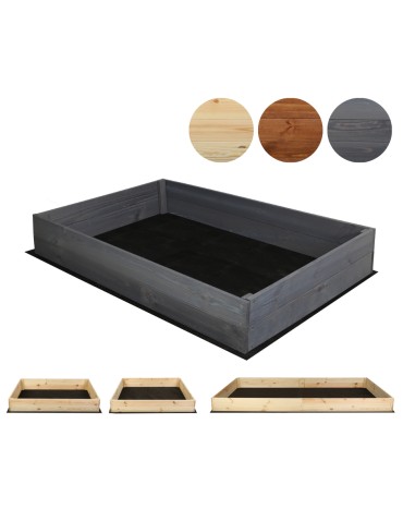 Skrzynia na warzywa ZP06 /18x120x117 cm/ Szara