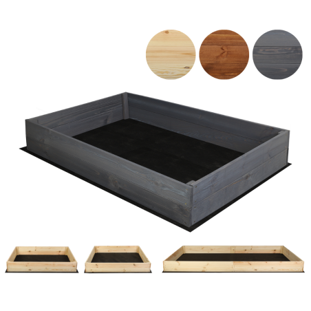 Skrzynia na warzywa ZP06 /18x120x117 cm/ Szara