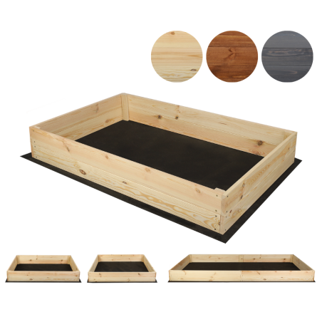 Skrzynia na warzywa ZP06 /18x120x117 cm/ Naturalna