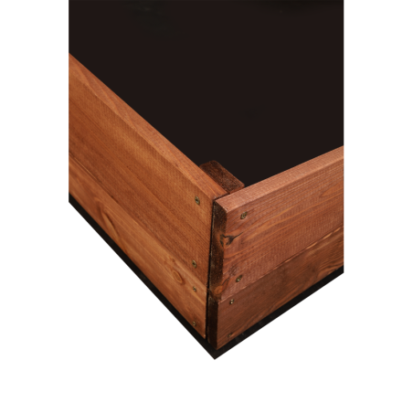 Wielka skrzynia na warzywa ZP06 /18x237x80 cm/ Brązowa