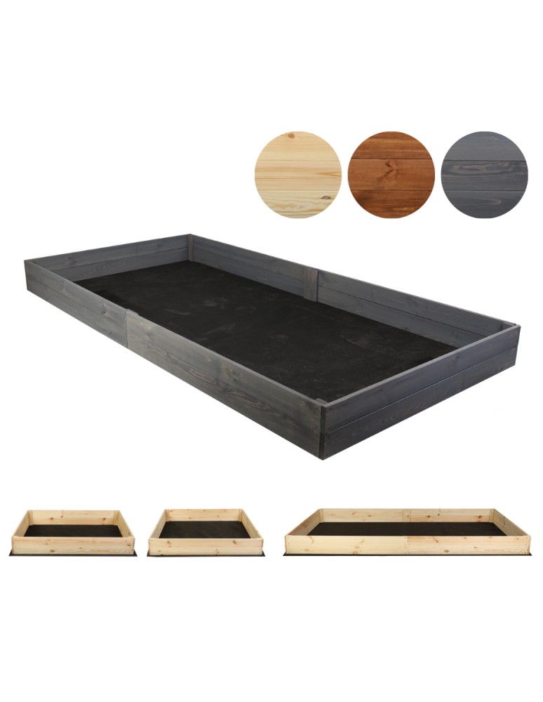 Dom i ogród - Wielka skrzynia na warzywa ZP06 /18x237x80 cm/ Szara - produkt MODO24.PL 1