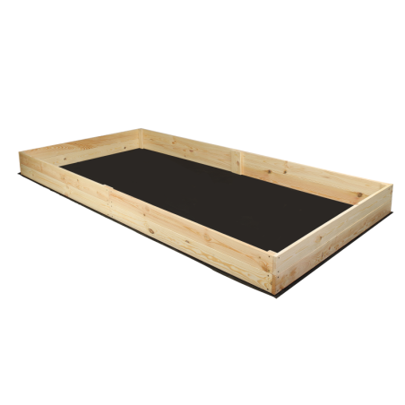 Wielka skrzynia na warzywa ZP06 /18x237x80 cm/ Naturalna