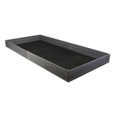 Wielka skrzynia na warzywa ZP06 /18x237x117 cm/ Szara