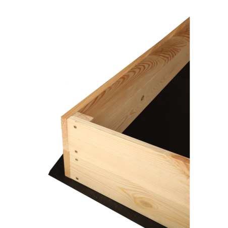 Wielka skrzynia na warzywa ZP06 /18x237x117 cm/ Naturalna