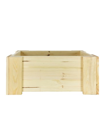 Kwietniki i donice - Drewniana skrzynia balkonowa RDF /szer. 60cm/ Naturalna - product 6