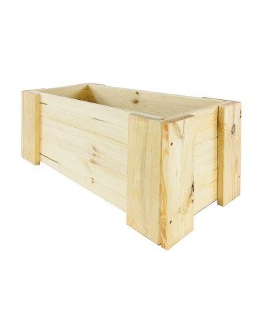 Kwietniki i donice - Drewniana skrzynia balkonowa RDF /szer. 60cm/ Naturalna - product 8