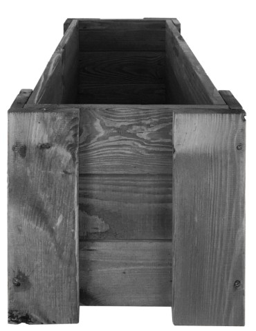 Drewniana skrzynia balkonowa RDF /szer. 80cm/ Szara - product 2