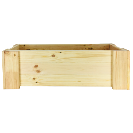 Drewniana skrzynia balkonowa RDF /szer. 80cm/ Naturalna