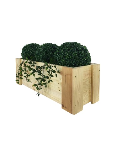 Drewniana skrzynia balkonowa RDF /szer. 100cm/ Naturalna - product 2