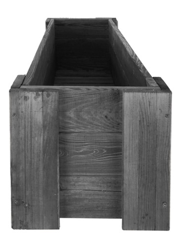 Drewniana skrzynia balkonowa RDF /szer. 100cm/ Szara - product 2