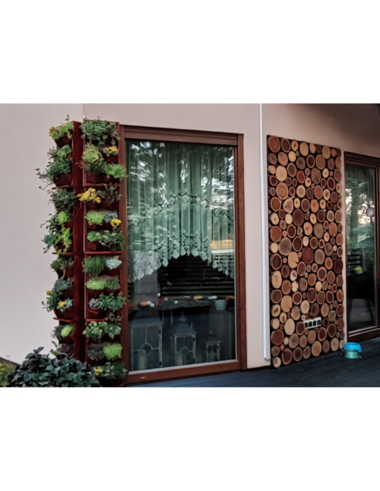 Drewniane Panele Ścienne/ Panele z Plastrów - Ozdobny Panel Ścienny ⭑ Plastry Dębu ⭑ 1 sztuka - product MODO24.PL 9