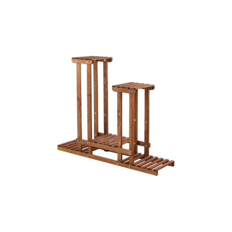 Drewniany kwietnik 5-półkowy RKB /95x116x25/ Brązowy