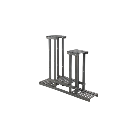 Drewniany kwietnik 5-półkowy RKB /95x116x25/ Szary