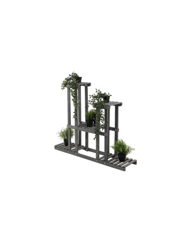 Kwietniki i donice - Drewniany kwietnik 5-półkowy RKB /95x116x25/ Szary - product 13