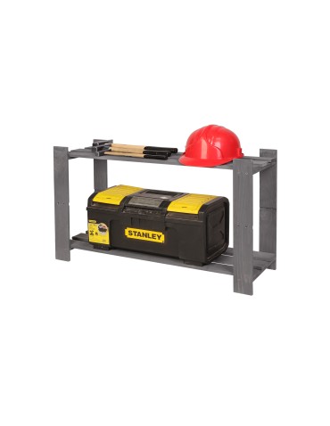 Regał B na książki buty drewniany 50X80X28 2p Szary