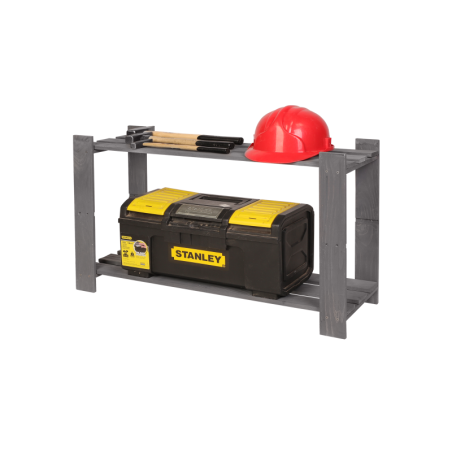 Regał B na książki buty drewniany 50X80X28 2p Szary