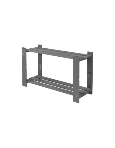 regały seria B - Regał B na książki buty drewniany 50X80X28 2p Szary - product 11