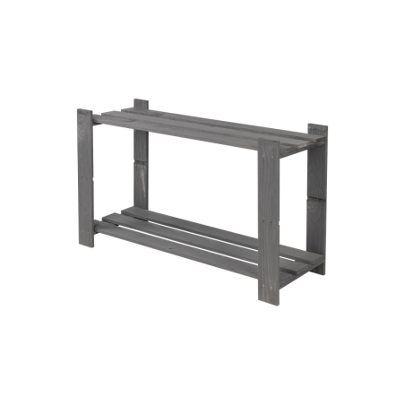 Regał B na książki buty drewniany 50X80X28 2p Szary