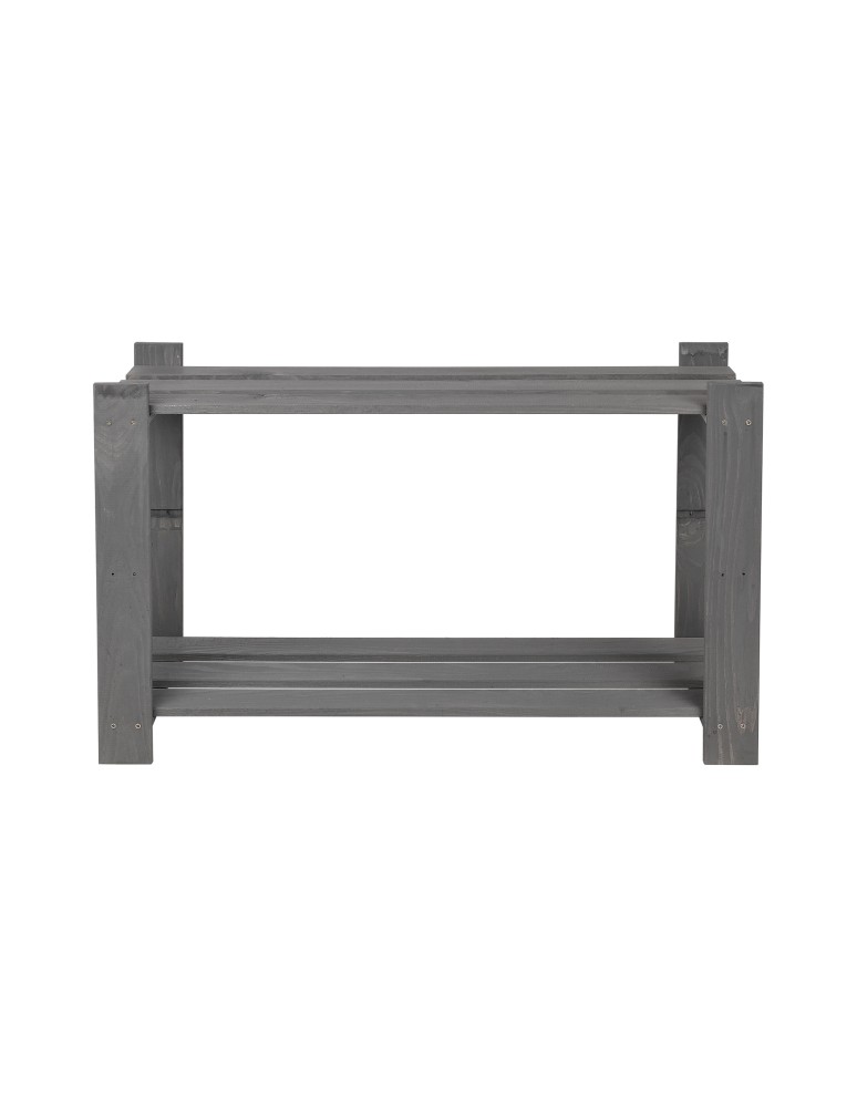 regały seria B - Regał B na książki buty drewniany 50X80X28 2p Szary - product MODO24.PL 12