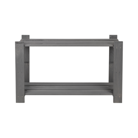 Regał B na książki buty drewniany 50X80X28 2p Szary