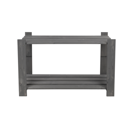 Regał B na książki buty drewniany 50X80X38 2p Szary