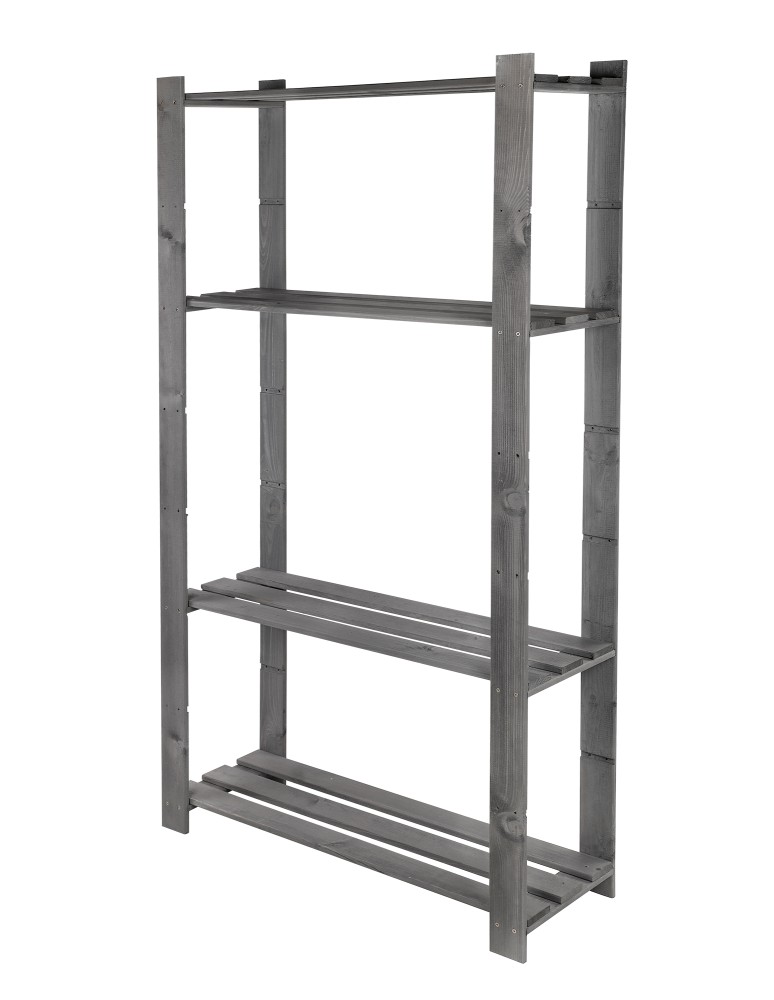 regały seria B - Regał B na książki drewniany zabawki 150X80X28 4p Szary - product MODO24.PL 11