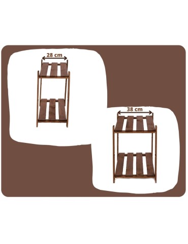 regały seria B - Regał B na książki drewniany zabawki 220X80X38 7p Szary - product 5