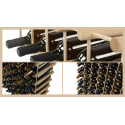 Modułowy stojak na wino /9 butelek — RW7 — Naturalna sosna