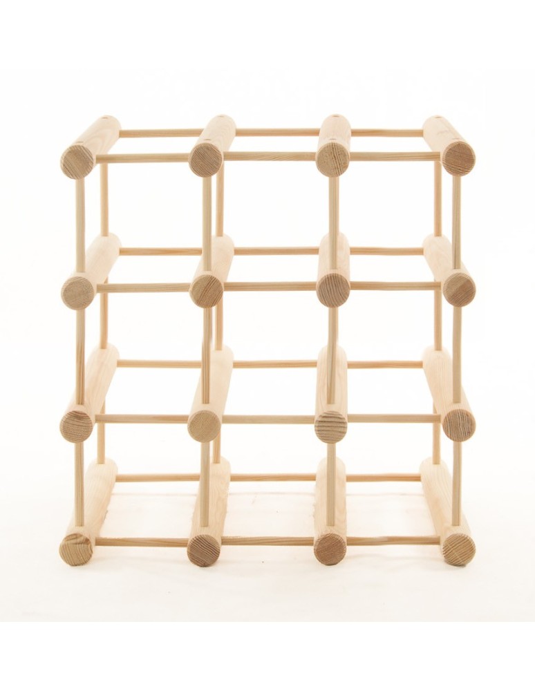 Seria RW-7 - Modułowy stojak na wino /9 butelek — RW7 — Naturalna sosna - product MODO24.PL 9