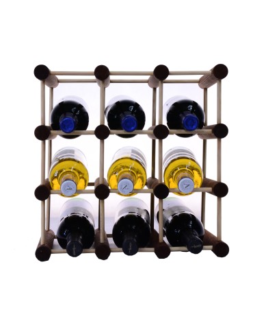 Seria RW-7 - Modułowy stojak na wino /9 butelek — RW7 — Brązowa sosna - product 9