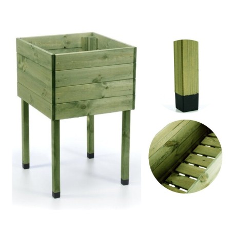 Donica donice ogrodowe BRD 50x50 zielona zielnik