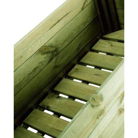 Donica donice ogrodowe BRD 50x50 zielona zielnik