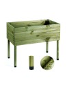 Donica donice ogrodowe BRD 80x100x50 impregnowany zielony zielnik