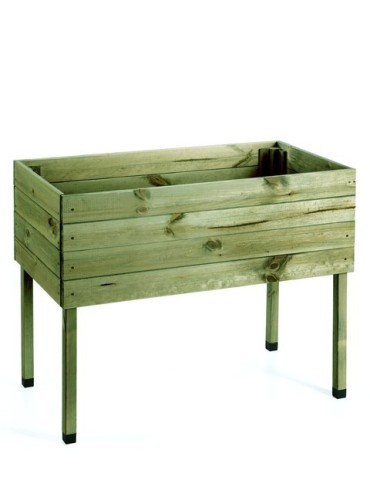 Kwietniki i donice - Donica donice ogrodowe BRD 80x100x50 impregnowany zielony zielnik - product 3