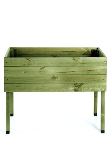 Kwietniki i donice - Donica donice ogrodowe BRD 80x100x50 impregnowany zielony zielnik - product 6