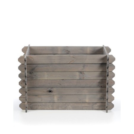 Donica donice ogrodowe BRD 57,5x115x60 impregnowany szary zielnik