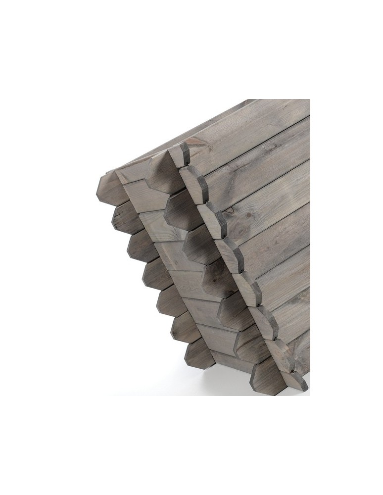 Kwietniki i donice - Donica donice ogrodowe BRD 57,5x115x60 impregnowany szary zielnik - product MODO24.PL 4