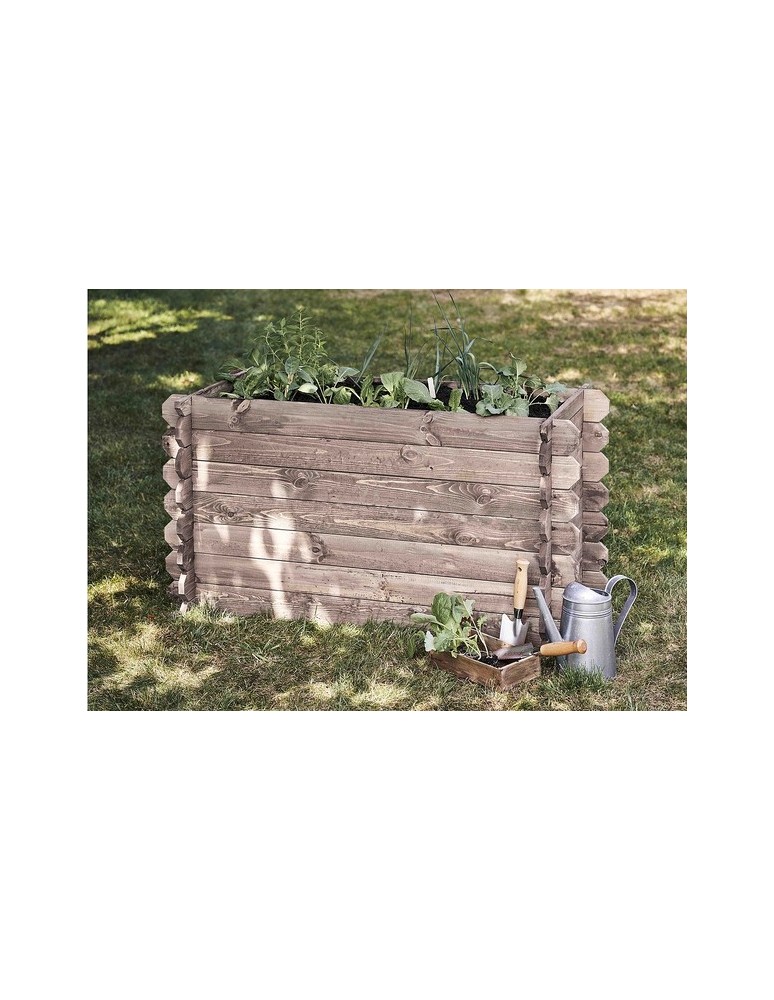 Kwietniki i donice - Donica donice ogrodowe BRD 57,5x115x60 impregnowany szary zielnik - product MODO24.PL 5