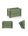 Donica donice ogrodowe BRD 57,5x115x60 impregnowany zielony zielnik