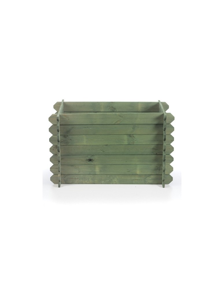 Kwietniki i donice - Donica donice ogrodowe BRD 57,5x115x60 impregnowany zielony zielnik - product MODO24.PL 2