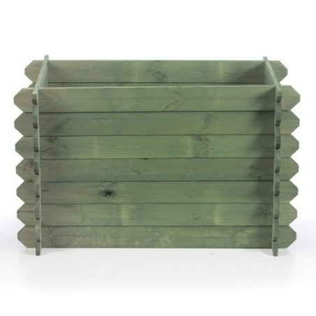 Donica donice ogrodowe BRD 57,5x115x60 impregnowany zielony zielnik