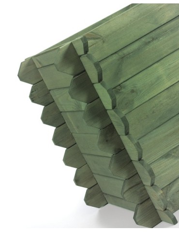 Kwietniki i donice - Donica donice ogrodowe BRD 57,5x115x60 impregnowany zielony zielnik - product 4