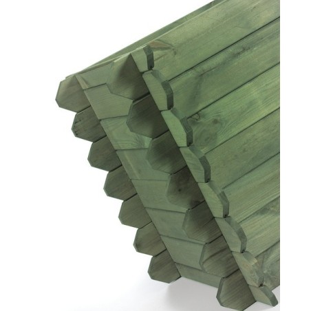 Donica donice ogrodowe BRD 57,5x115x60 impregnowany zielony zielnik