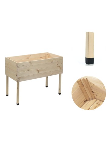 Donica donice ogrodowe BRD 100x50 surowa warzywniak zielnik