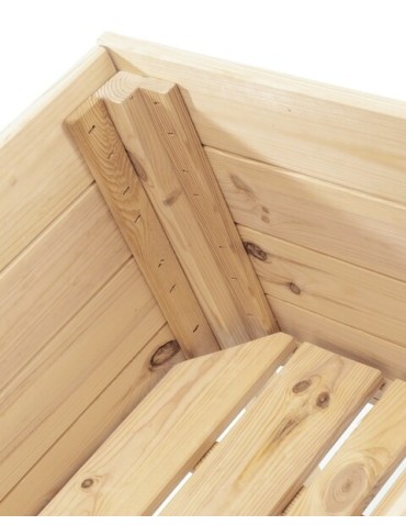 Kwietniki i donice - Donica donice ogrodowe BRD 100x50 surowa warzywniak zielnik - product 5