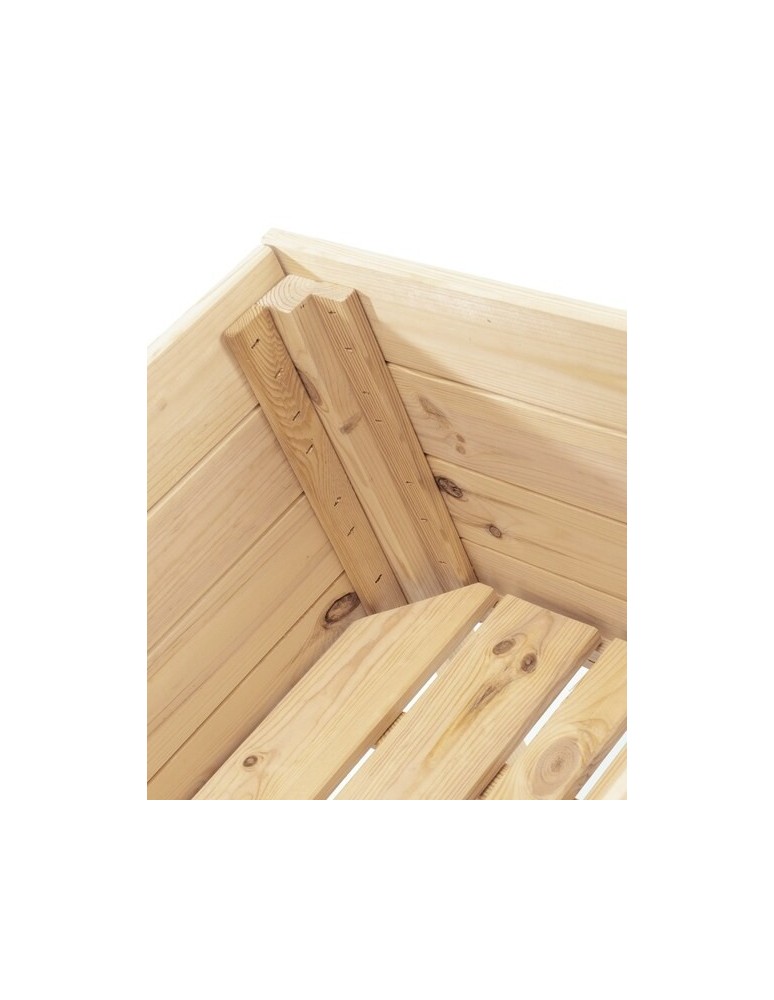 Kwietniki i donice - Donica donice ogrodowe BRD 100x50 surowa warzywniak zielnik - product MODO24.PL 5